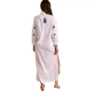 Blouse jurk lange mouwen driekwart vrouw Selmark Complementos image-1