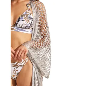 Lång strandkimono för kvinnor Selmark Complementos image-3