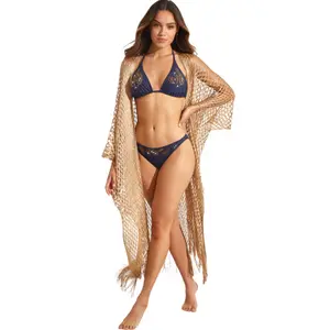 Lång strandkimono för kvinnor Selmark Complementos image-1