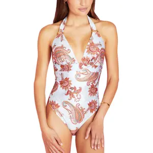 Maillot de bain 1 pièce pièce triangle femme Selmark Ibiza image-0