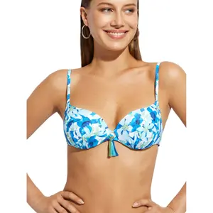 Vorgeformter Bikini-Oberteil für Damen mit mehreren Tragevarianten Selmark Rosé image-0