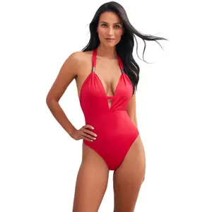 Bañador de una pieza triángulo moldeado para mujer Selmark Manhattan image-0