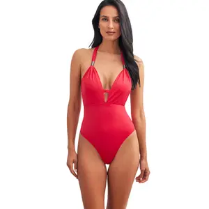 Bañador de una pieza triángulo moldeado para mujer Selmark Manhattan image-2