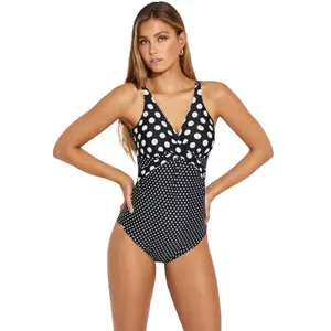 Women's 1-piece swimsuit Selmark Negroni