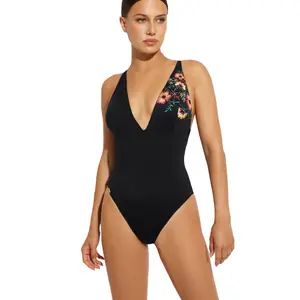 Bañador de una pieza triángulo preformado multiposiciones mujer Selmark Julieta image-0