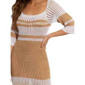 Zomerse lange jurk voor dames Selmark Mykonos image-3