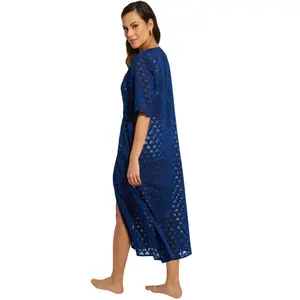 Zomer strand tuniek met lange mouwen voor dames Selmark Sicilia image-1