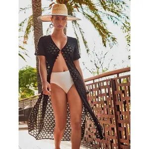 Zomer strand tuniek met lange mouwen voor dames Selmark Sicilia image-2