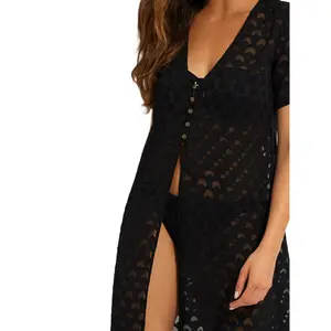 Zomer strand tuniek met lange mouwen voor dames Selmark Sicilia image-3