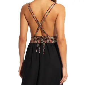 Długa letnia sukienka damska Selmark Capri image-4