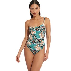 Asymmetrisch gewatteerd dames tankini Selmark Bari