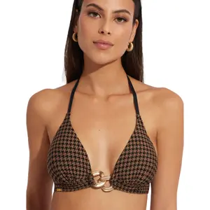 Haut de maillot de bain triangle préformé femme Selmark Corfu image-1