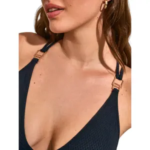 Women's shaped triangle one-piece swimsuit Selmark Borealis image-3