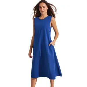 Robe estivale mi-longue sans manches femme Selmark Borealis image-1
