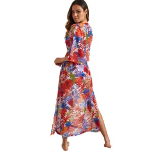 Zomerse lange jurk voor dames Selmark Babilonia image-1