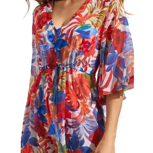 Zomerse lange jurk voor dames Selmark Babilonia image-3