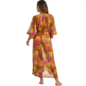 Zomerse lange jurk voor dames Selmark Babilonia image-1