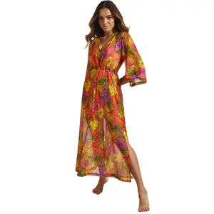 Zomerse lange jurk voor dames Selmark Babilonia image-3