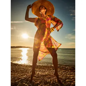 Zomerse lange jurk voor dames Selmark Babilonia image-4