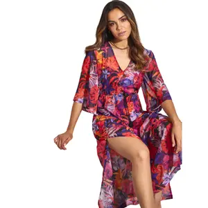 Zomerse lange jurk voor dames Selmark Babilonia image-2