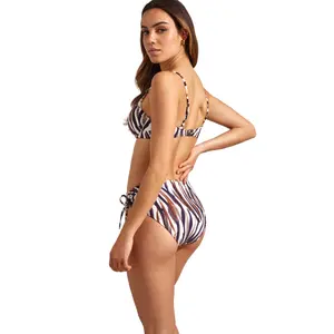 Bikini-Höschen mit verstellbaren Seiten für Damen Selmark Serengeti image-3