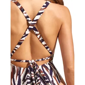 Bañador de una pieza triángulo moldeado para mujer Selmark Serengeti image-4