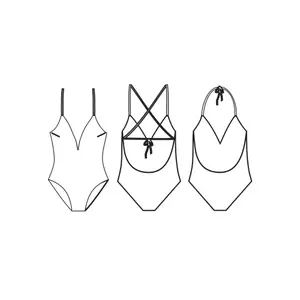 Bañador de una pieza triángulo moldeado para mujer Selmark Serengeti image-5