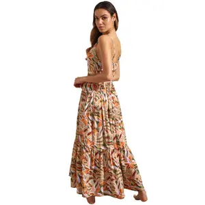 Lång sommarklänning dam Selmark Capadocia image-1