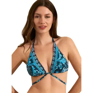 Top de bikini triangle moldado feminina Selmark Acanthus image-2