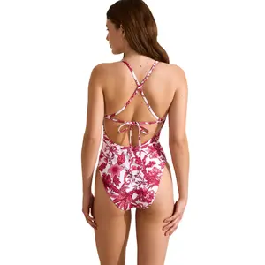 Bañador de una pieza triángulo moldeado para mujer Selmark Acanthus image-1