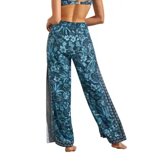 Pantalon de plage palazzo femme Selmark Acanthus image-1