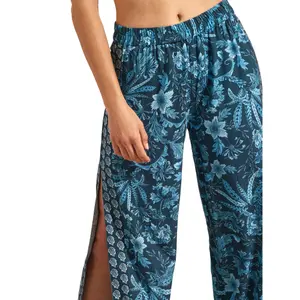 Pantalon de plage palazzo femme Selmark Acanthus image-4