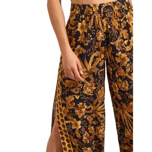 Pantalon de plage palazzo femme Selmark Acanthus image-6