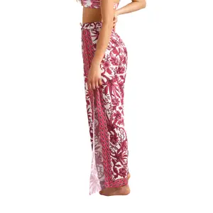 Pantalon de plage palazzo femme Selmark Acanthus image-2