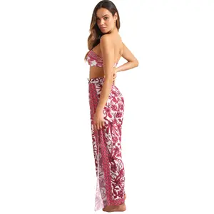 Pantalon de plage palazzo femme Selmark Acanthus image-3