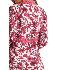 Lång strandkimono för kvinnor Selmark Acanthus image-4