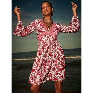 Women's three-quarter sleeve summer dress Selmark Acanthus image-3