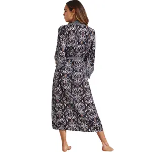 Lång strandkimono för kvinnor Selmark Venecia image-1