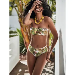 Damskie figi do kostiumów kąpielowych z wysokim stanem Selmark Jade image-4