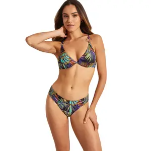 Dreieckiger Büstenhalter mit Polster für Frauen Selmark Jade image-1