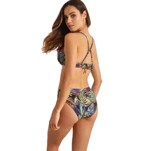 Dreieckiger Büstenhalter mit Polster für Frauen Selmark Jade image-2