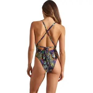 Bañador de una pieza triángulo moldeado para mujer Selmark Jade image-1