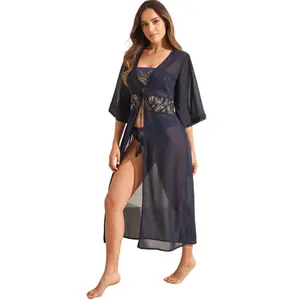 Dames lange strandkimono Selmark Baikal image-0