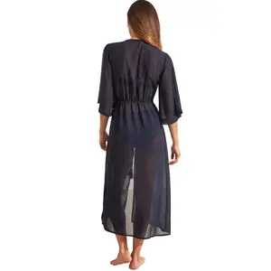 Dames lange strandkimono Selmark Baikal image-1