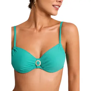 Top de biquíni feminino emboçado Selmark Solstice image-2