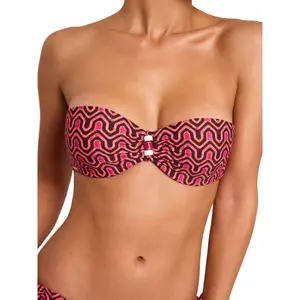 Bandeau-Bikinioberteil für Damen Selmark Kaleido image-4