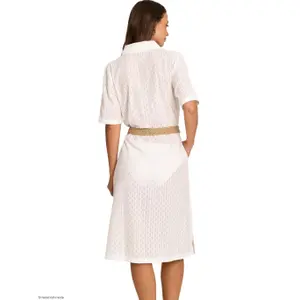 Robe chemise con cintura donna Selmark Kaleido image-1