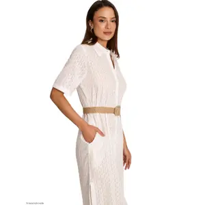 Robe chemise con cintura donna Selmark Kaleido image-2