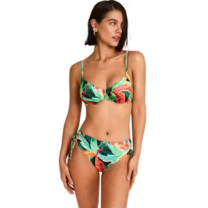 Damen-Bikinihose mit hoher Taille Selmark Oasis image-2