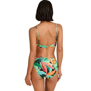 Damen-Bikinihose mit hoher Taille Selmark Oasis image-3